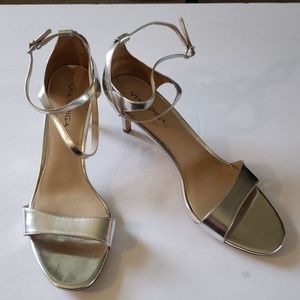 Via Spiga Silver Heels